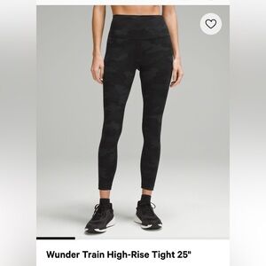 Wunder Train High-Rise Tight 25" //
Heritage 365 Camo Deep Coal Multi // Size 6